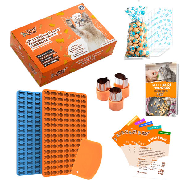 Kit zur Zubereitung selbstgemachter Leckereien für Katzen